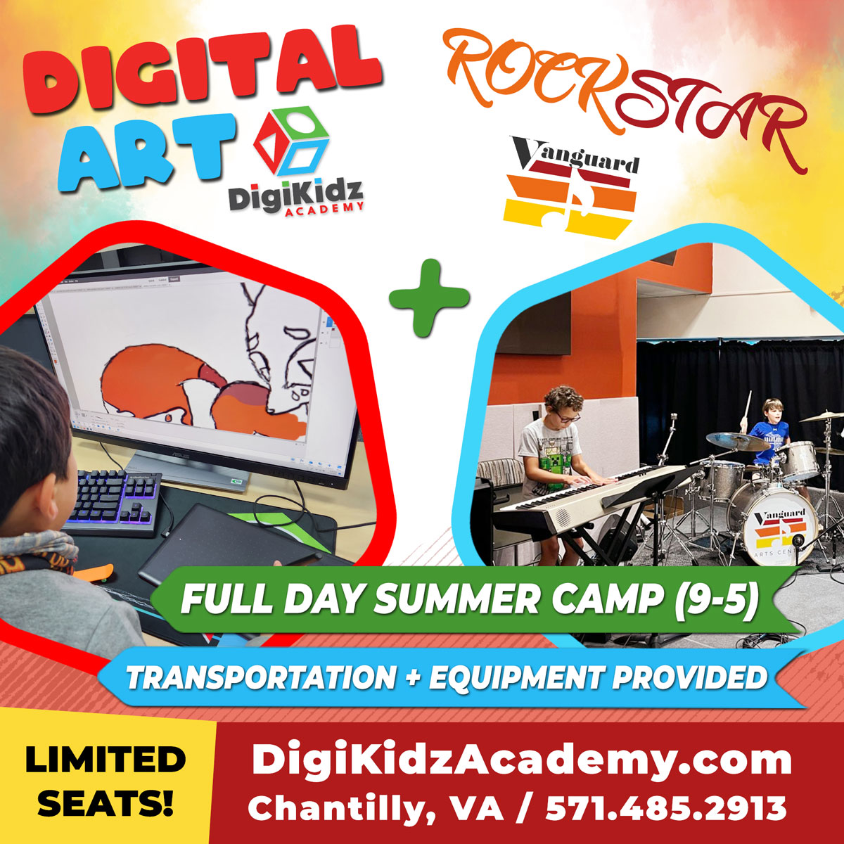 DigiKidz Academy Art Rockstar Camp