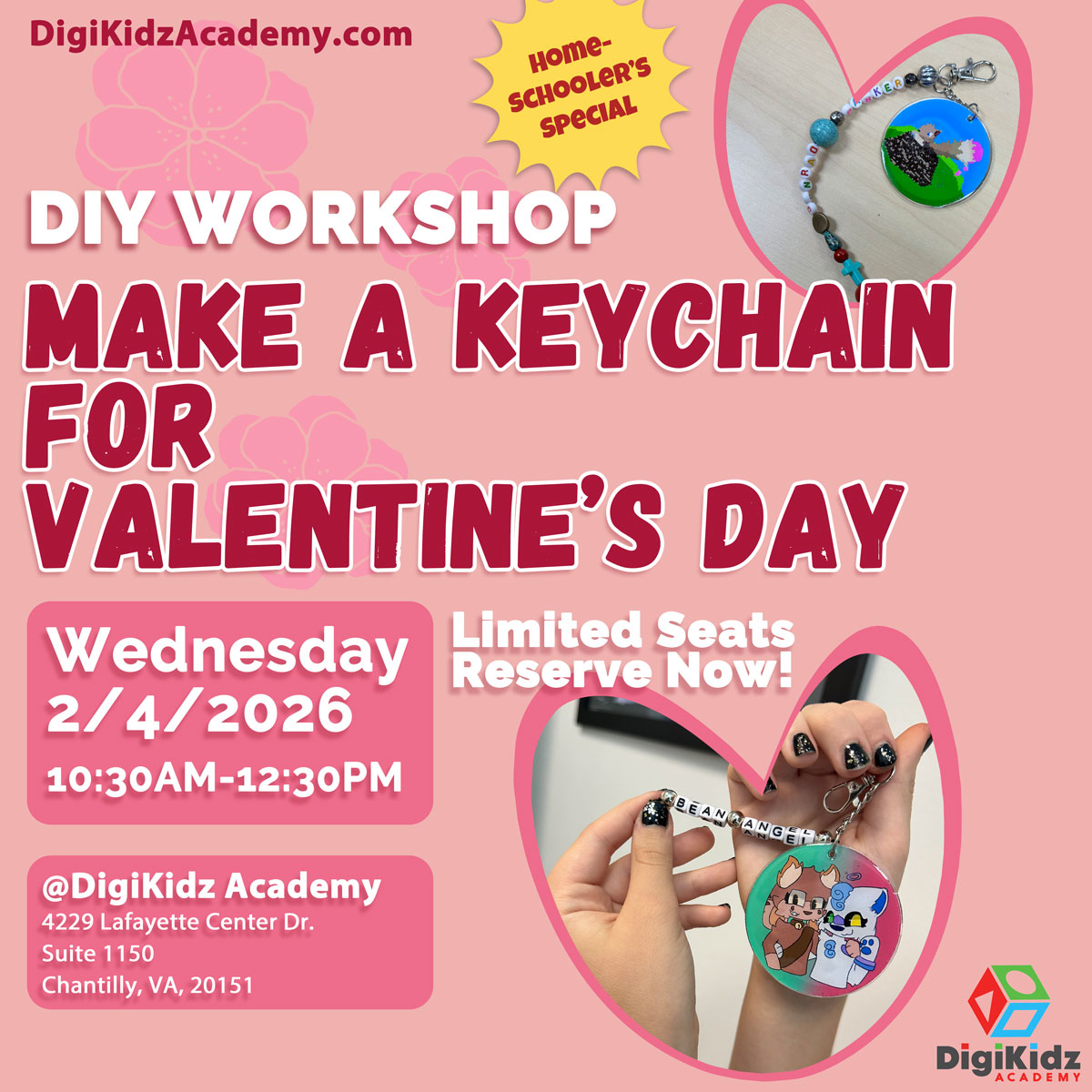 Homeschoolers' Special: Make a Keychain for Valentine's Day